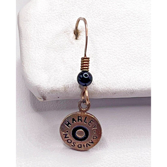 Vintage Harley Davidson Earrings RARE Signed OLG One Of A Kind Sterling 925 - Picture 4 of 6